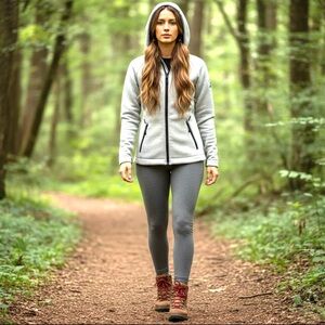 (L) HOODIE zip up jacket LevelWear. Great for layering